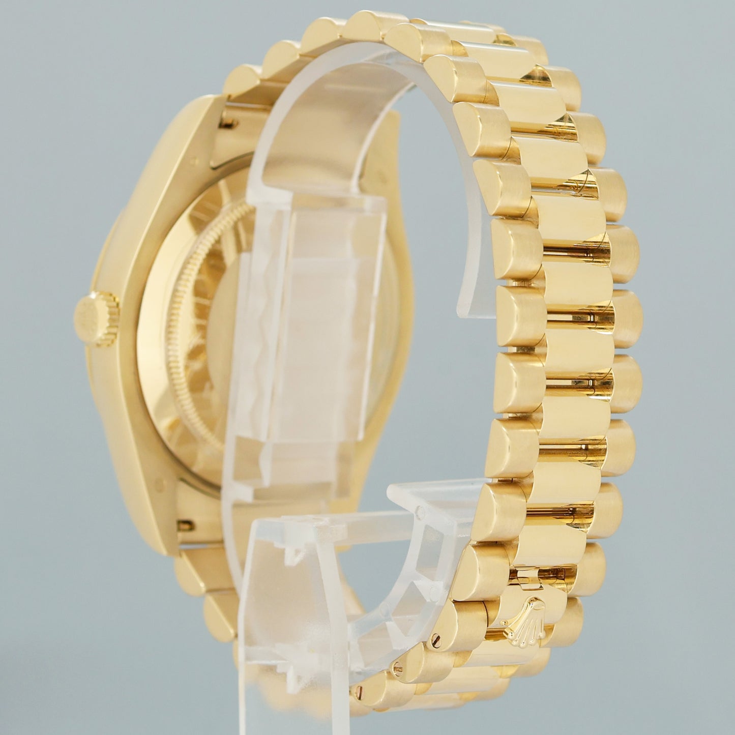 MINT PAPERS Rolex Day Date II President Yellow Gold White Roman 218238 Watch Box