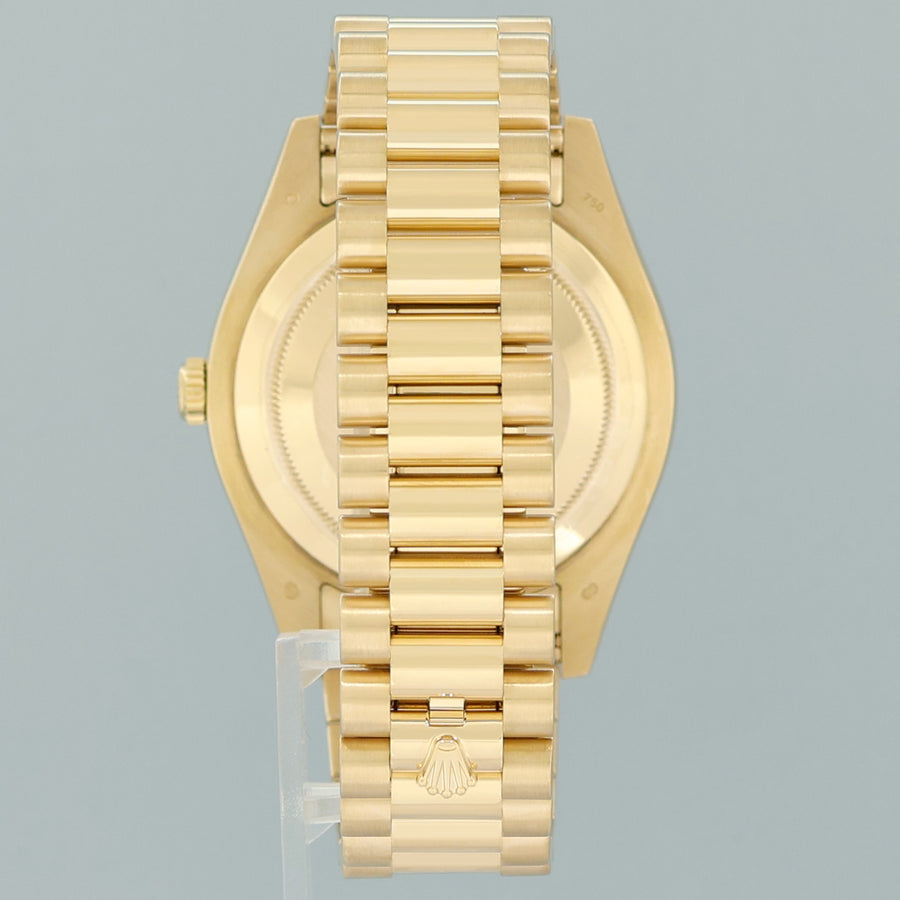 MINT PAPERS Rolex Day Date II President Yellow Gold White Roman 218238 Watch Box