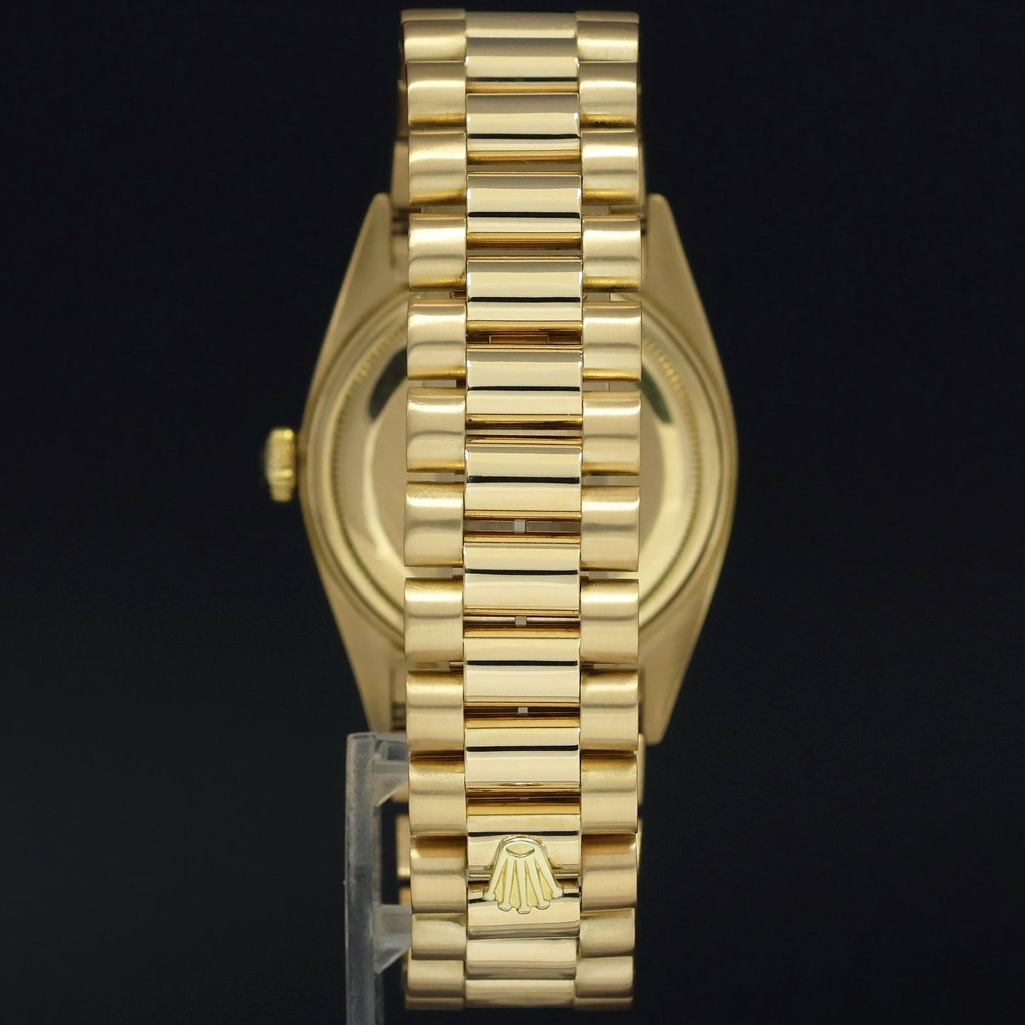 Rolex President Day Date 1803 Champagne Diamond Yellow Gold 36mm Watch Box