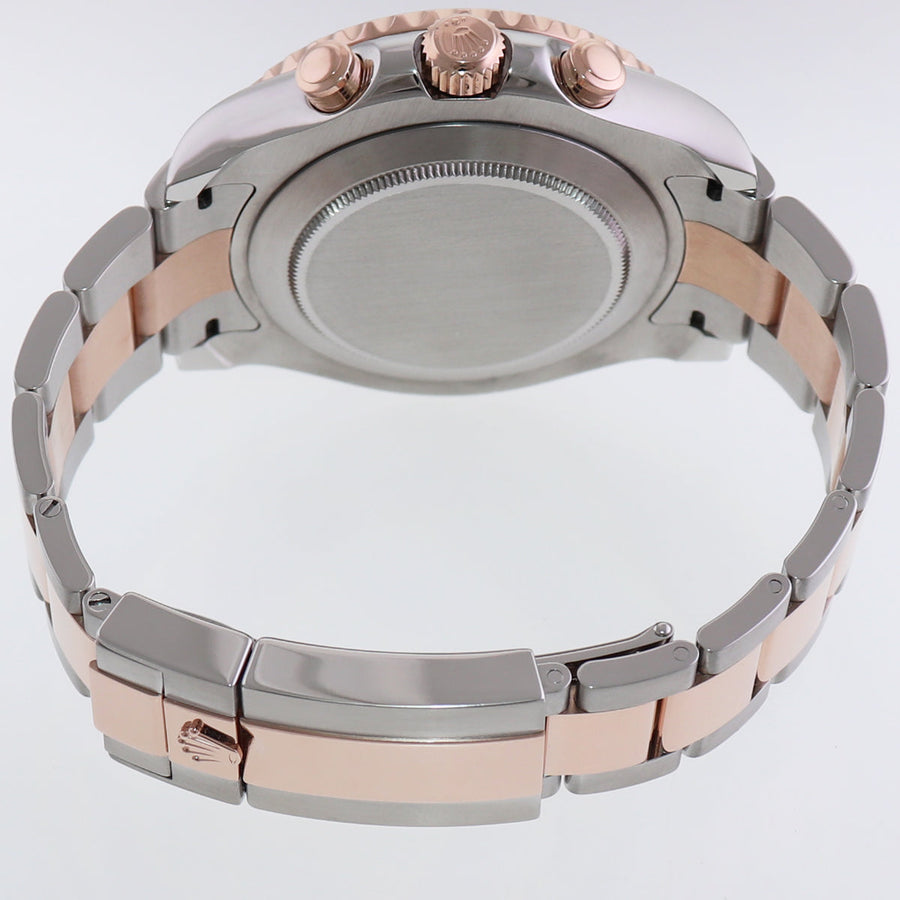 MINT 2022 Rolex Yacht-Master II 116681 Steel Everose Gold Mercedes Hands Watch Box