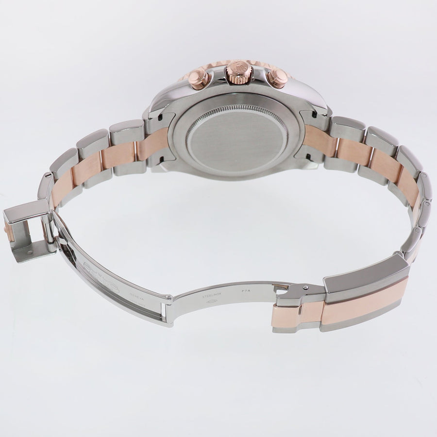 MINT 2022 Rolex Yacht-Master II 116681 Steel Everose Gold Mercedes Hands Watch Box