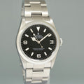 2008 MINT Engraved Rehaut Rolex 114270 Explorer Black Arabic Steel 36mm Oyster Watch Box