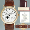 PAPERS 2026 Service Patek Philippe 5054R Rose Gold 36mm Moon Phase Leather Watch