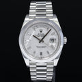 MINT PAPERS Rolex Platinum President Day Date Meteorite Diamond 228206 Watch Box