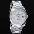 MINT PAPERS Rolex Platinum President Day Date Meteorite Diamond 228206 Watch Box