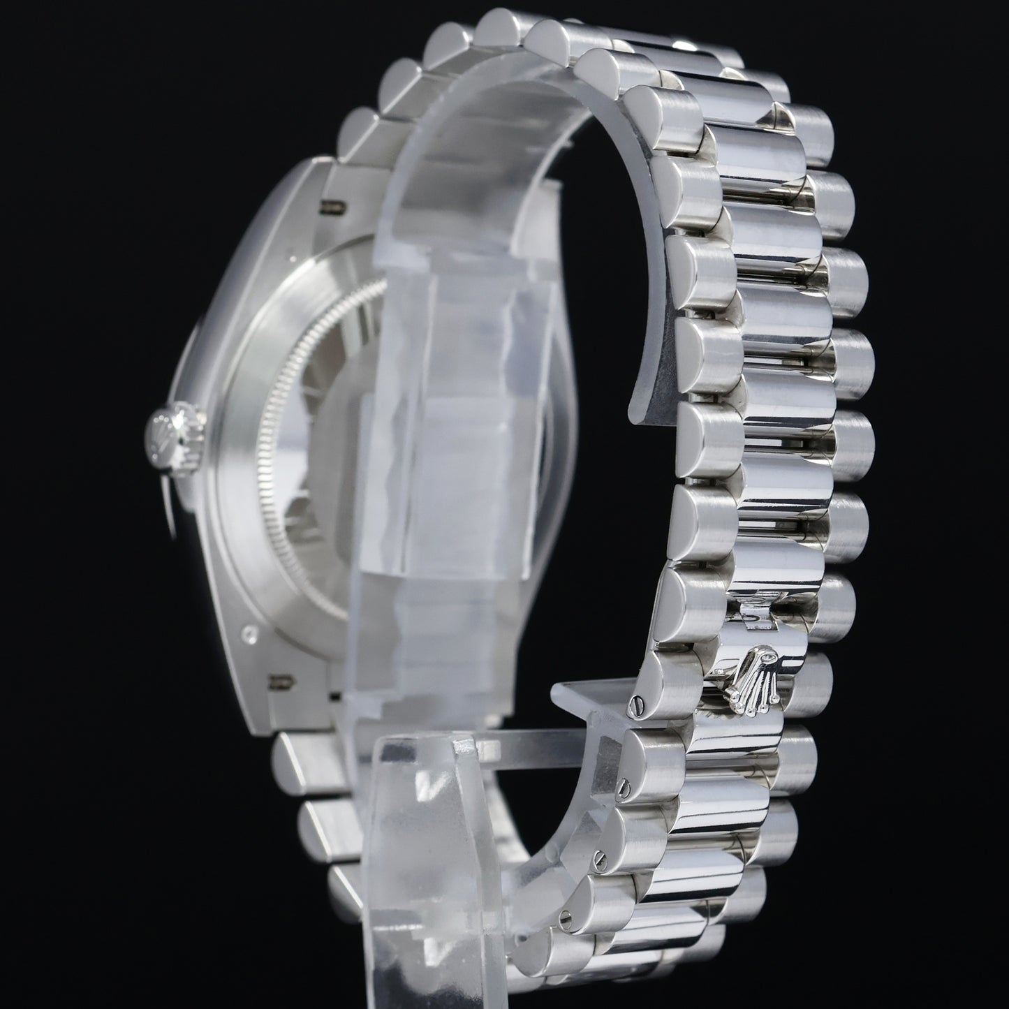 MINT PAPERS Rolex Platinum President Day Date Meteorite Diamond 228206 Watch Box