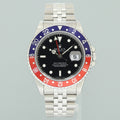 PAPERS MINT Rolex GMT-Master II 2 Pepsi Blue Red Steel 16710 40mm Jubilee Watch Box