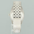 MINT Rolex DateJust 16014 Glacier Blue Diamond Jubilee Band 36mm Watch Box
