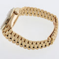 MINT Ladies Rolex DateJust President 26mm 6917 Gold MOP Diamond Bezel Watch