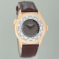 MINT Patek Philippe 5230r 39mm Rose Gold World Time Leather Band Watch Box