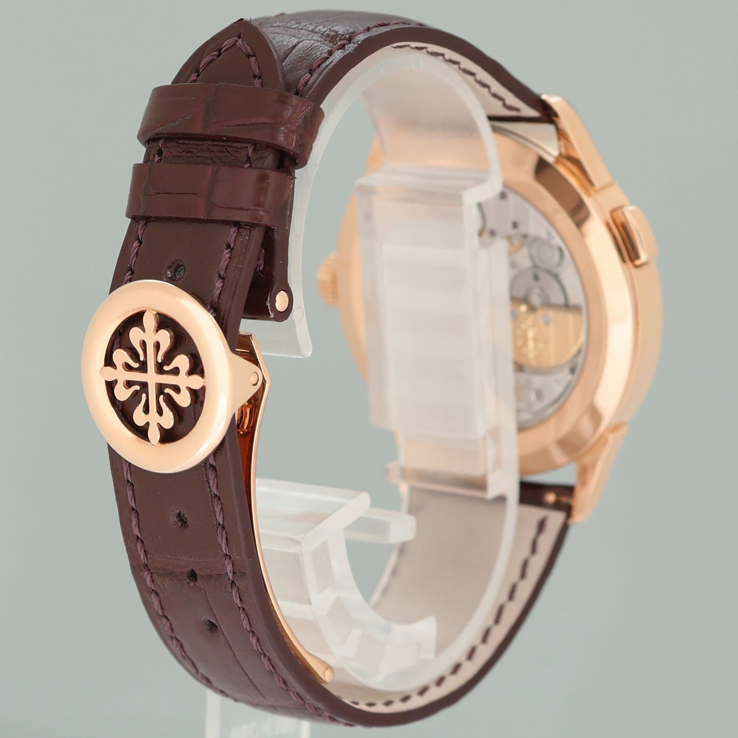 MINT Patek Philippe 5230r 39mm Rose Gold World Time Leather Band Watch Box