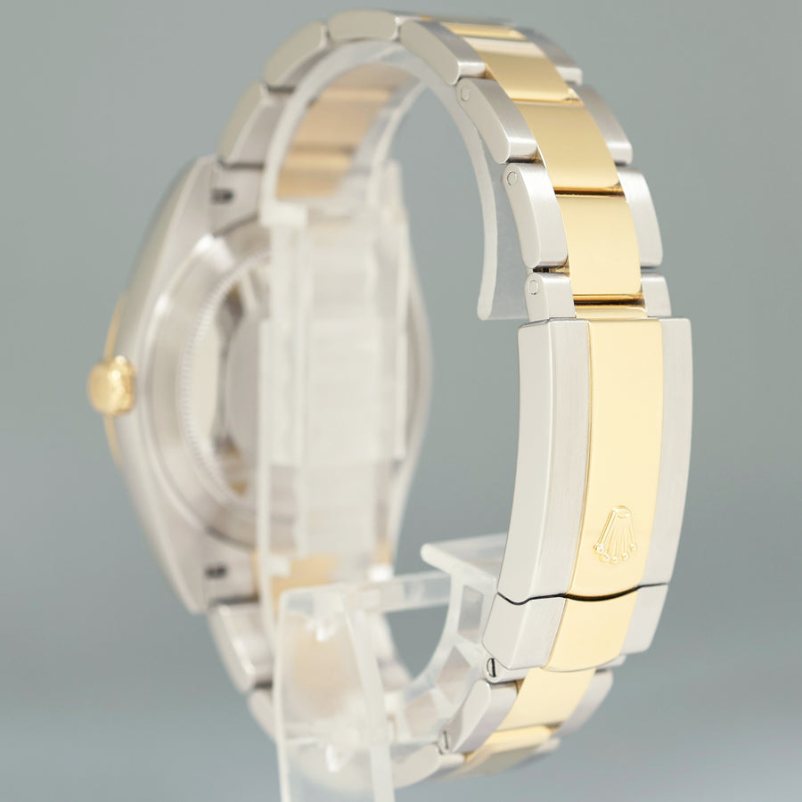 2022 NEW PAPERS 126333 Rolex DateJust 41 Two Tone Yellow Gold Wimbledon Watch Box