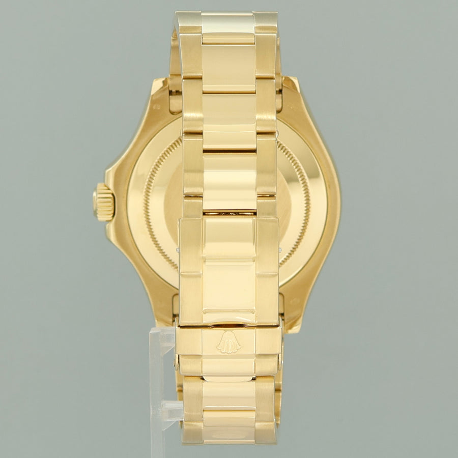 2002 MINT Rolex Yacht-Master Yellow Gold 16628 40mm Blue Watch Box