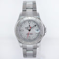 2005 MINT PAPERS Ladies Rolex Yacht-Master 168622 35mm Stainless Steel Platinum Watch Box