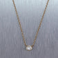 14k Yellow Gold 0.33ct Diamond By The Yard 18" Necklace