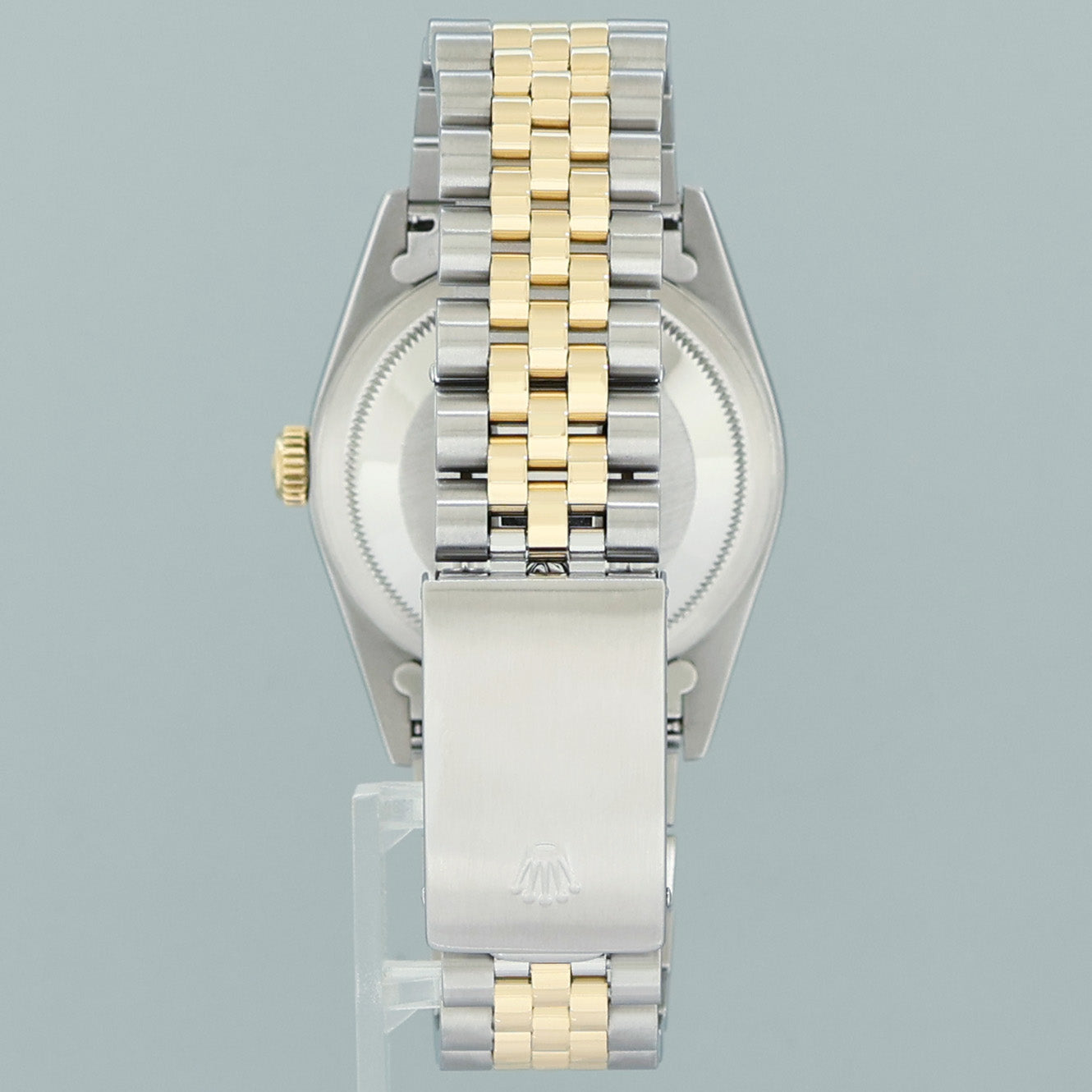 1998 PAPERS MINT Rolex DateJust 36mm Silver Stick 16233 Two Tone Steel Jubilee Watch Box