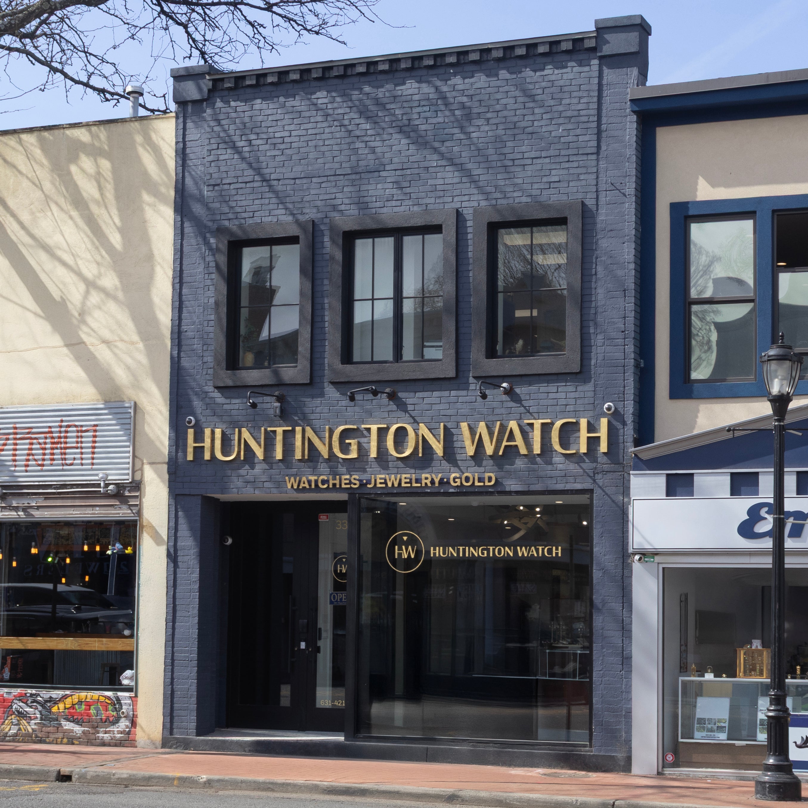 Huntington Watch storefront
