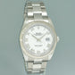 2022 NEW PAPERS Rolex DateJust 41 41mm White Roman Oyster Fluted 126334 Watch Box