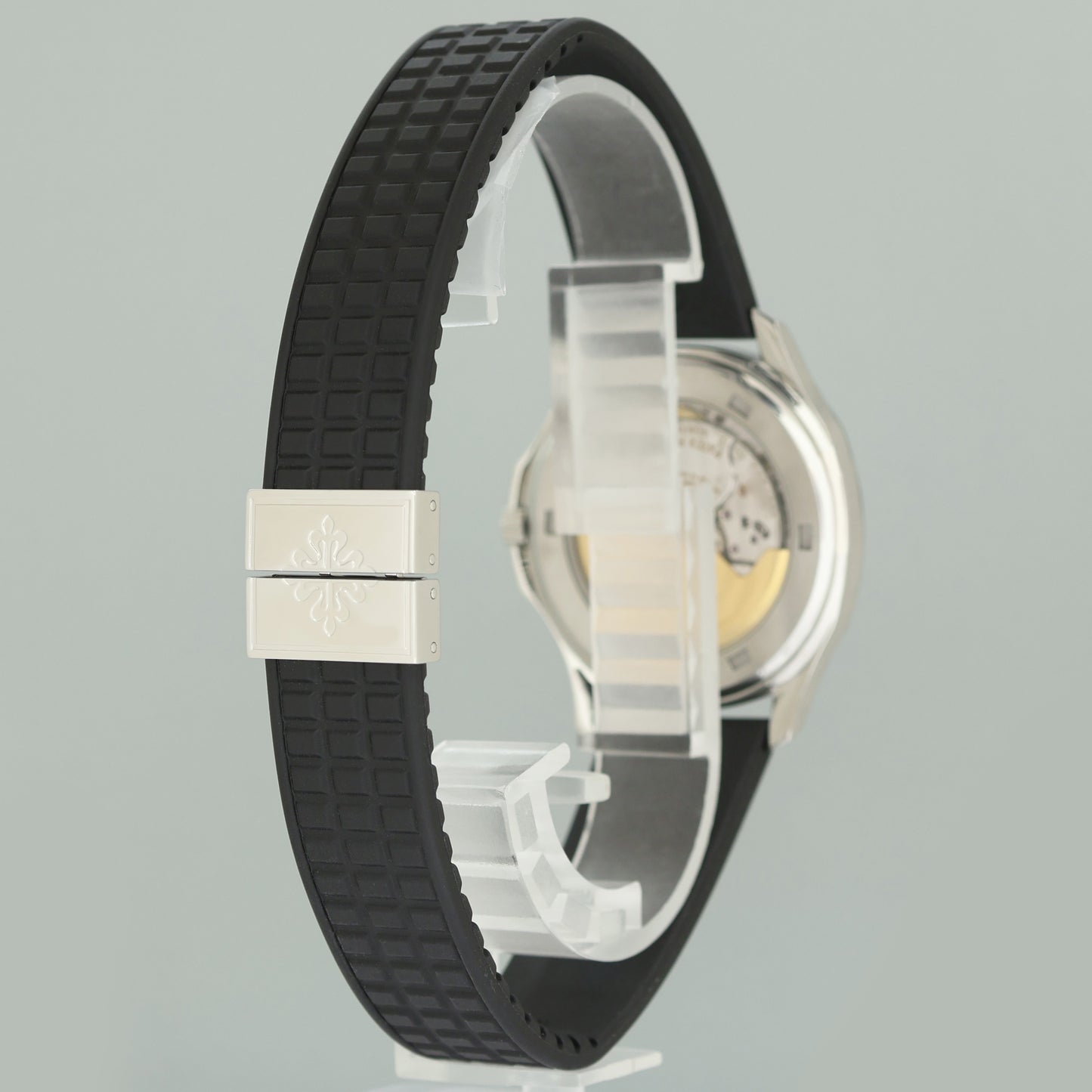 MINT PAPERS Patek Philippe Steel Aquanaut Black Rubber JUMBO 5065a-001 38mm Watch