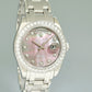 MINT Rolex Platinum Masterpiece Diamond 18946 39MM Mother of Pearl Diamond Watch