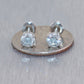 14k White Gold 1.50ctw Diamond Stud Earrings