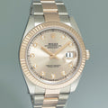 2024 NEW PAPERS Rolex DateJust 41 126331 Diamond Rose Gold Two-Tone Watch Box