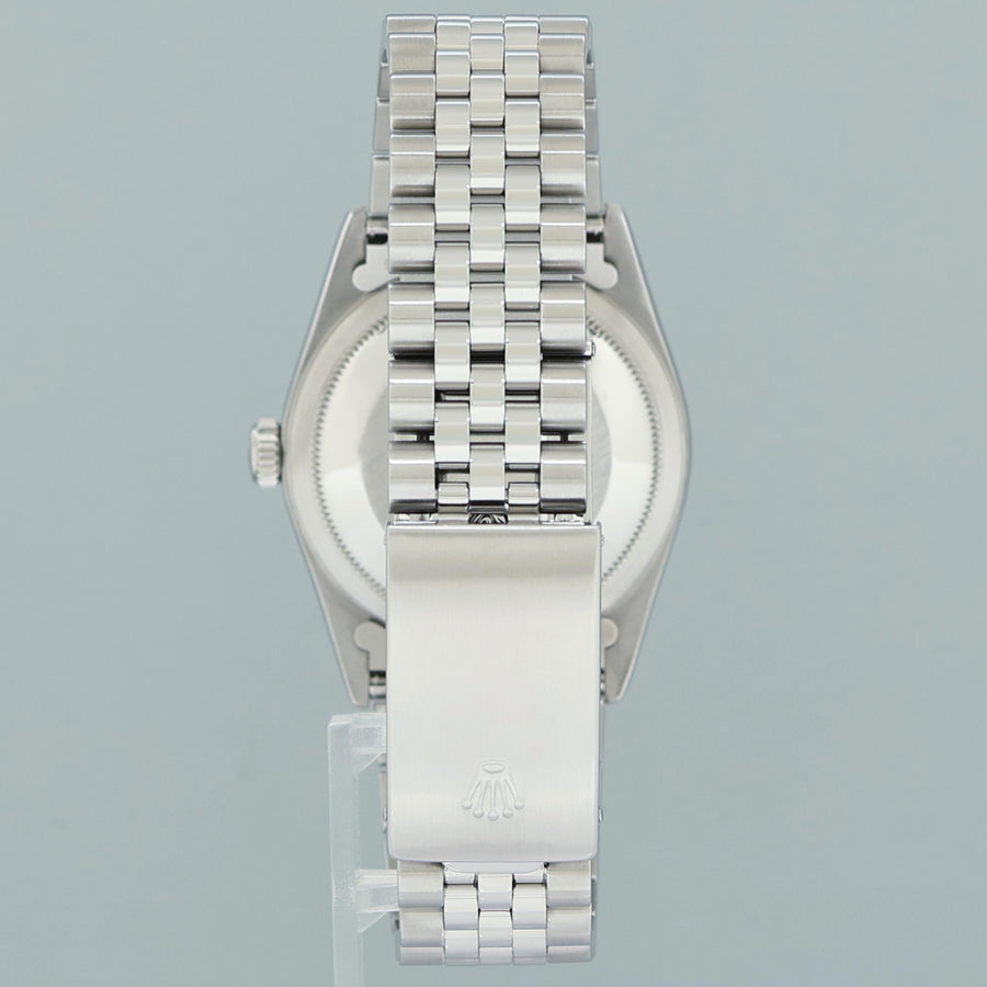MINT Rolex DateJust 16234 Blue Diamond Jubilee White Gold Fluted Watch Box