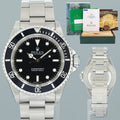 1996 PAPERS MINT Rolex 14060LN Submariner No-Date 2 Line Tritium Dial Steel Black 40mm Watch Box