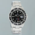 2002 MINT Rolex 16710LN GMT-Master II Black Bezel Steel 40mm Watch Box