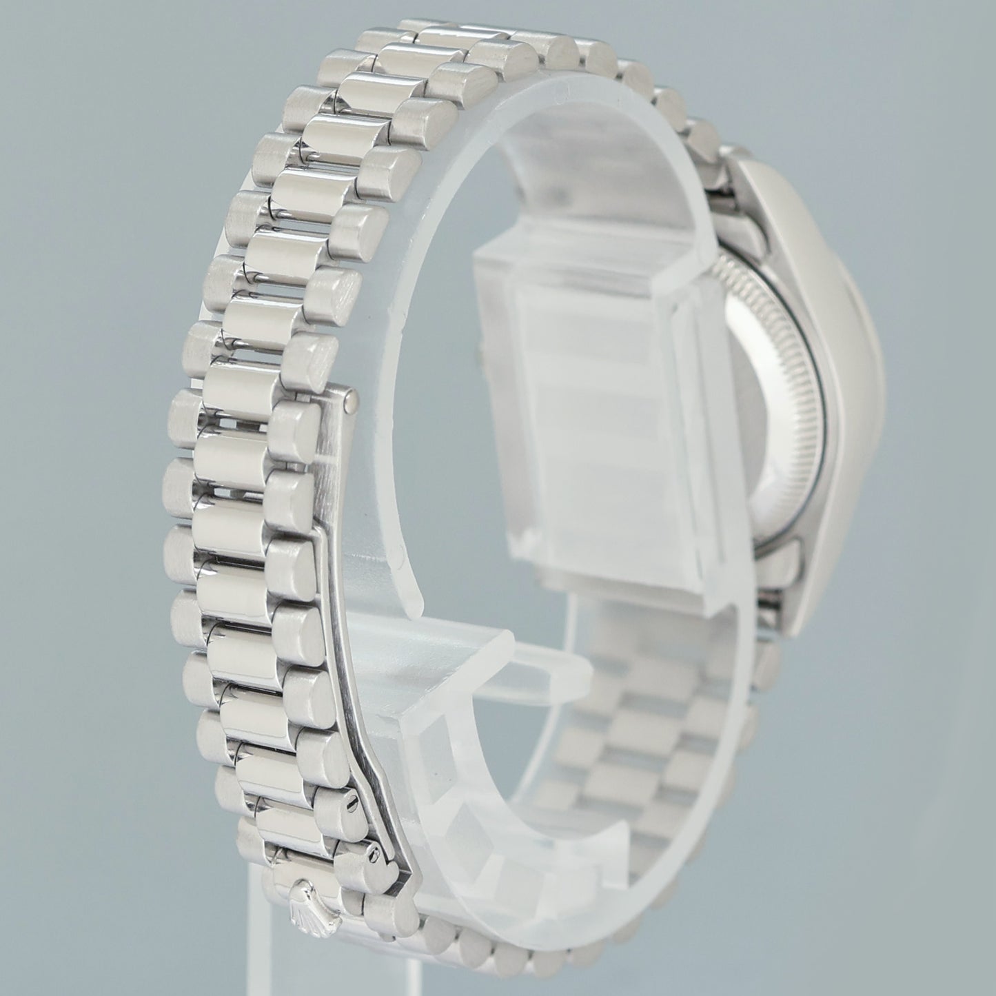 MINT Rolex 79166 Platinum 26mm President Datejust Mother of Pearl Watch Box