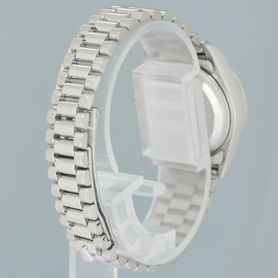 MINT Rolex 79166 Platinum 26mm President Datejust Mother of Pearl Watch Box