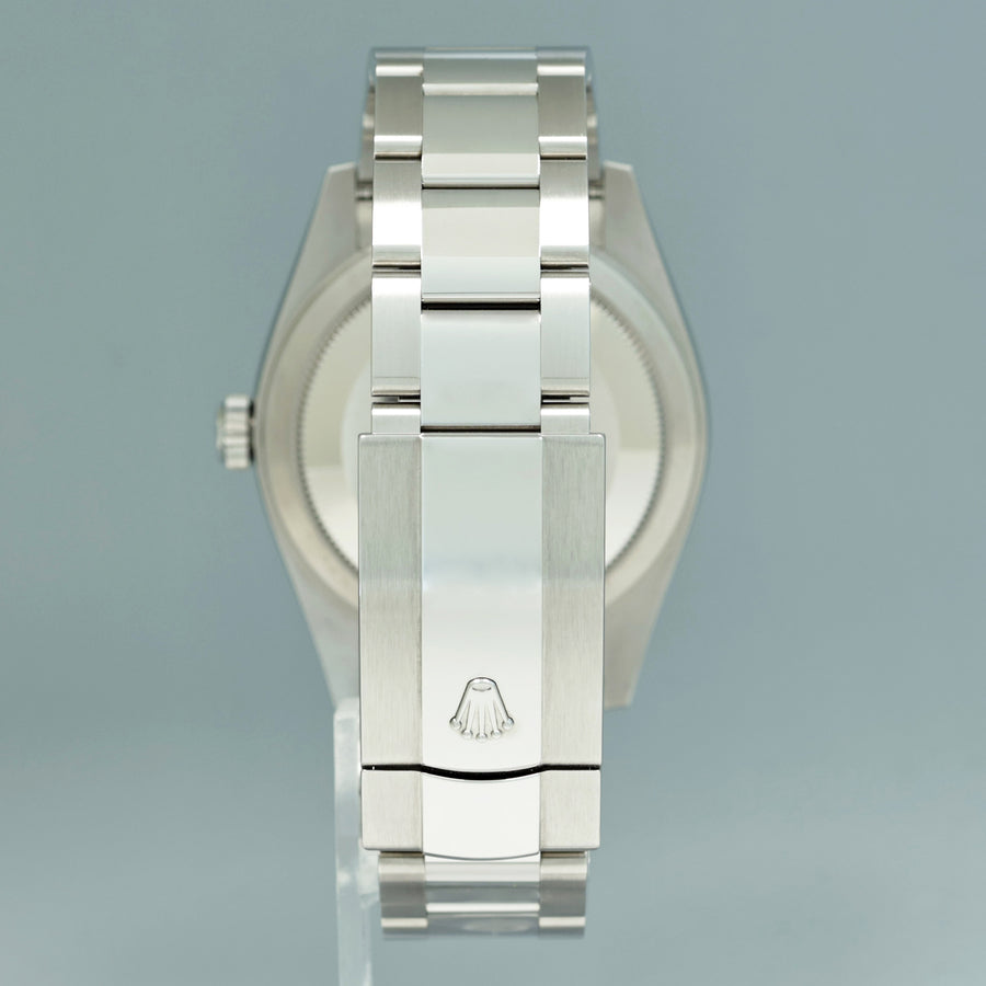 2022 NEW PAPERS Rolex Sky-Dweller Steel White Oyster Fluted 42mm 326934 Watch Box