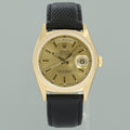 Rolex President Day-Date Champagne 18038 Quickset Yellow Gold Leather Watch Box