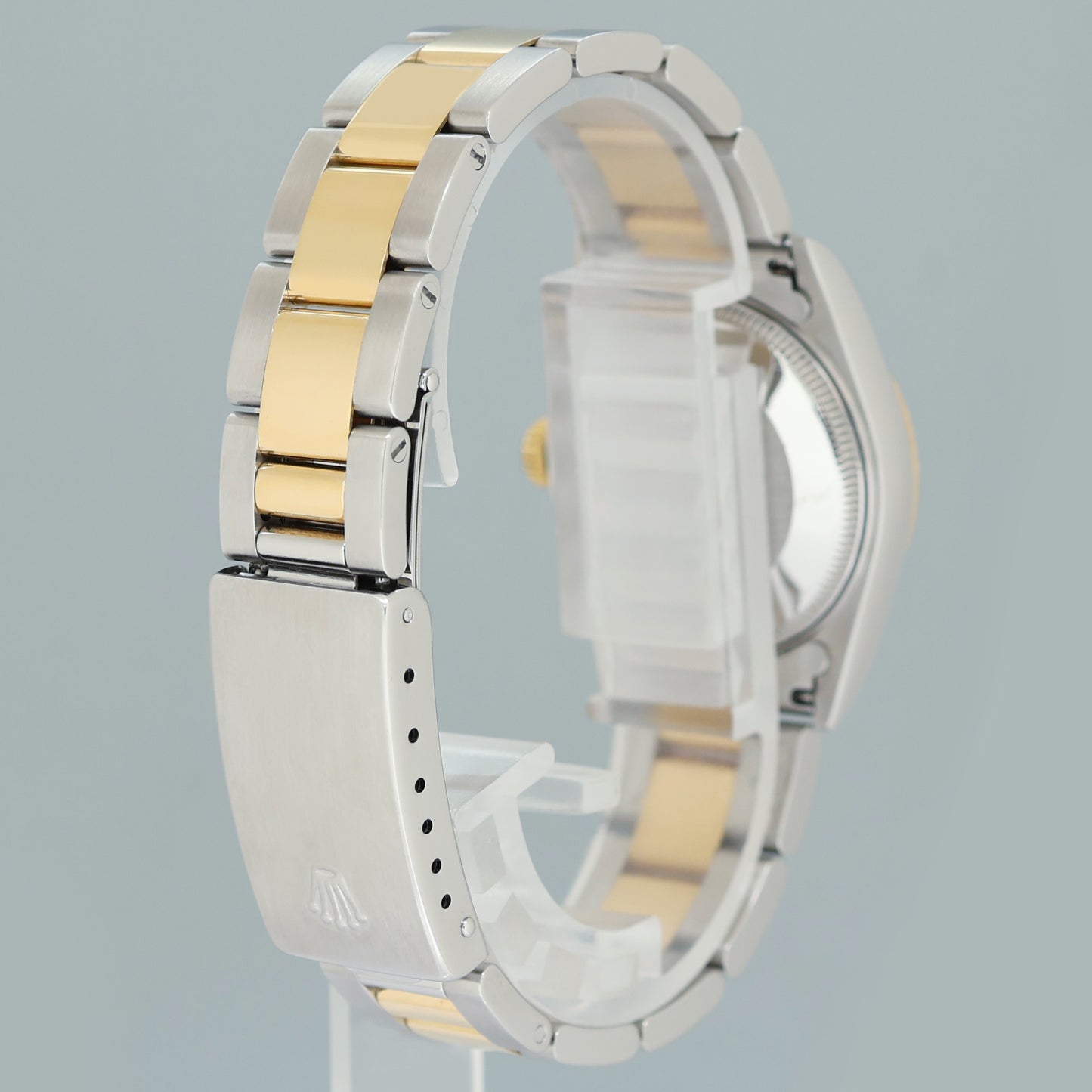 2003 PAPERS MINT Ladies Rolex 78273 Two Tone 31mm Champagne Stick Oyster Watch