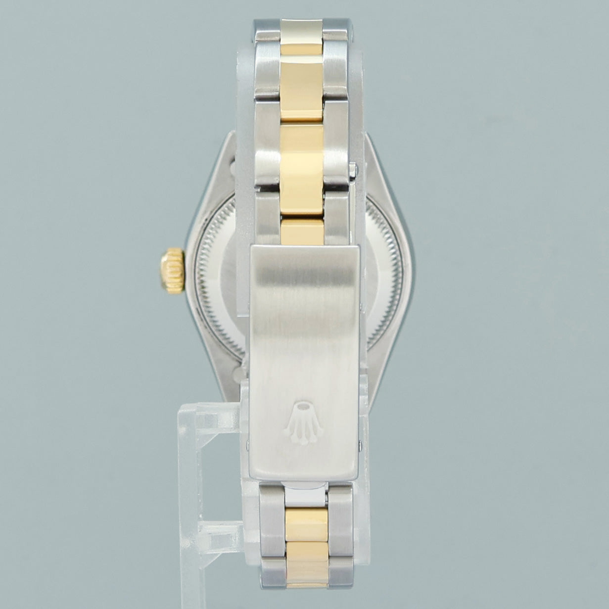 MINT Rolex 79173 DateJust Silver Diamond Two-Tone Yellow Gold Oyster Watch Box