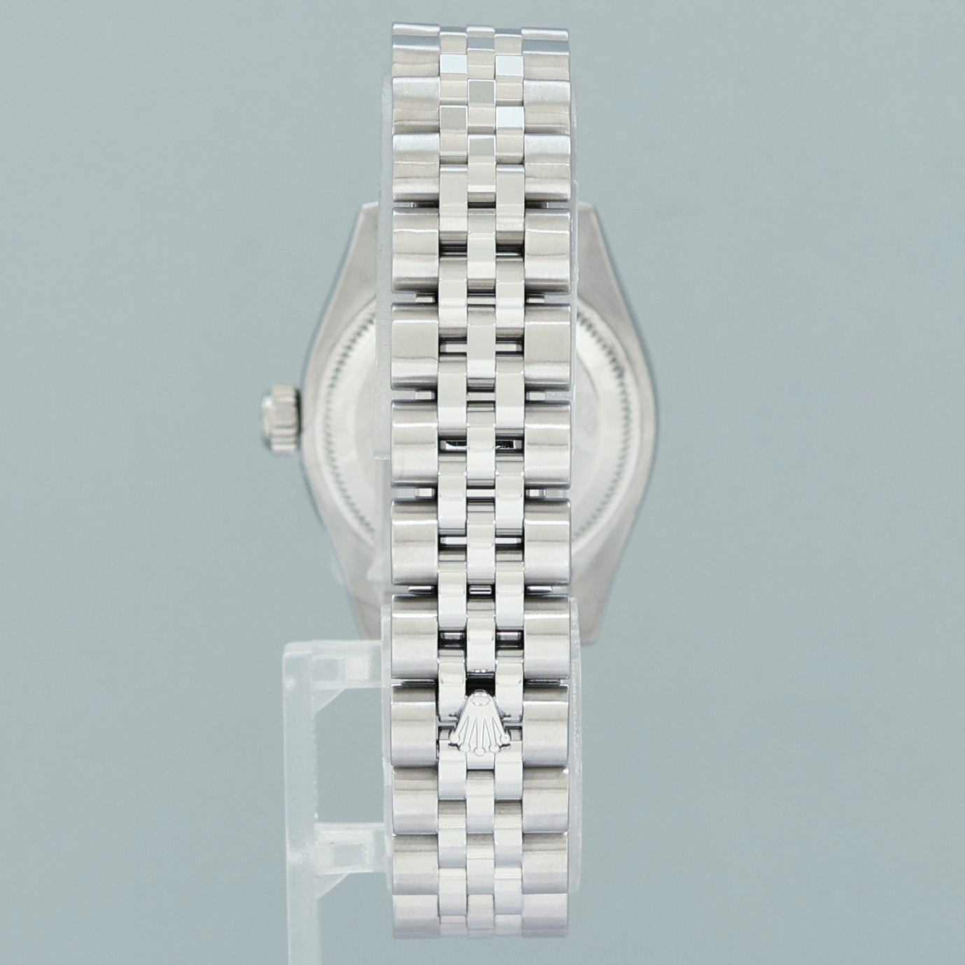 PAPERS MINT Ladies Rolex DateJust 179174 Silver Anniversary Diamond Jubilee 26mm Watch