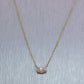 14k Yellow Gold 0.35ct Marquise Cut Diamond 18" Adjustable Necklace