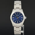PAPERS 2023 MINT Rolex Oyster 277200 Perpetual 31mm Blue Stick Watch Box