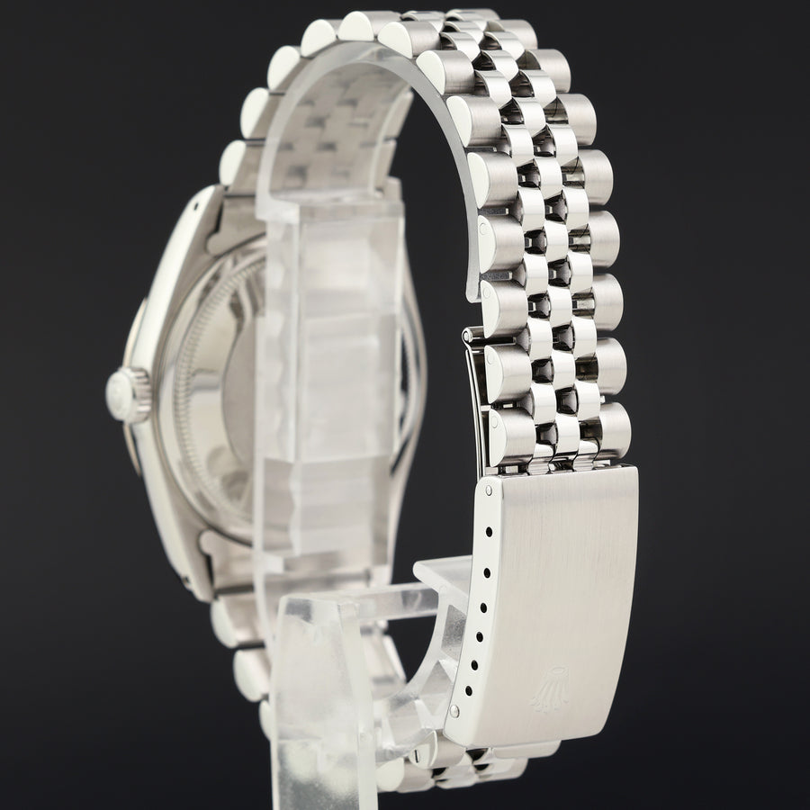 MINT Rolex DateJust 16234 Diamond Mother of Pearl Jubilee Band 36mm Watch Box