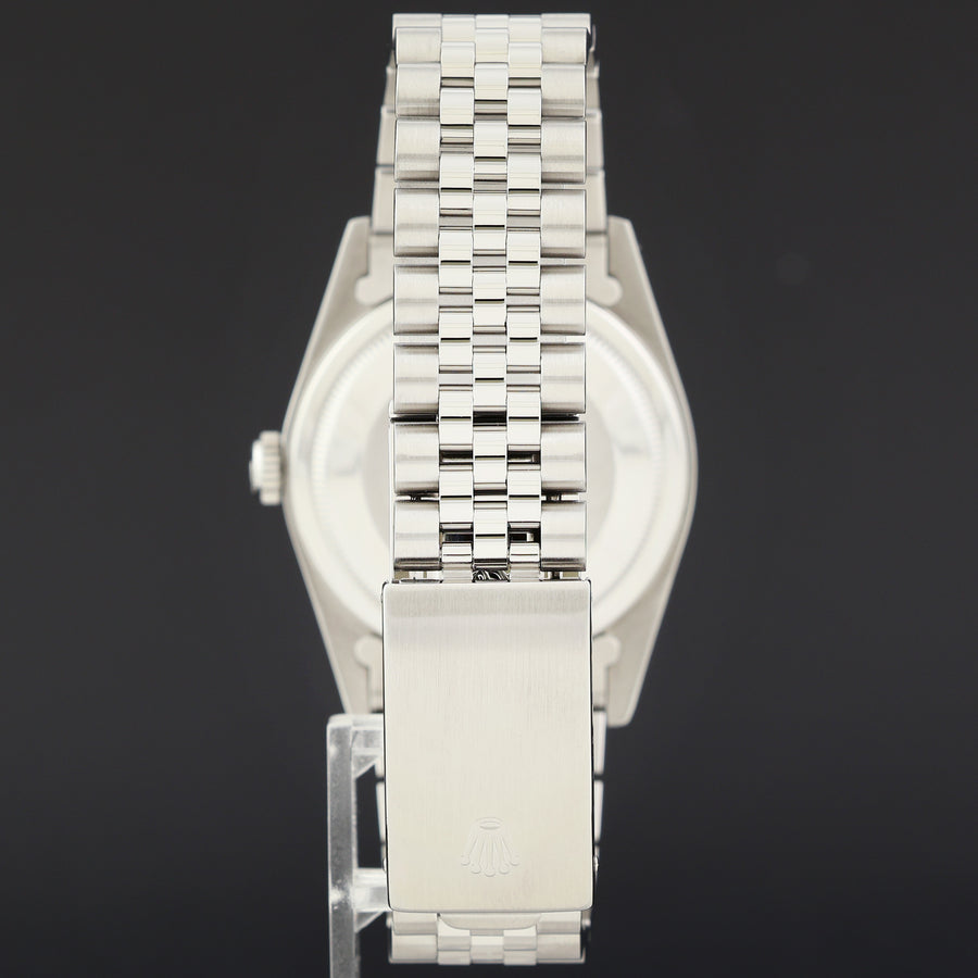 MINT Rolex DateJust 16234 Diamond Mother of Pearl Jubilee Band 36mm Watch Box