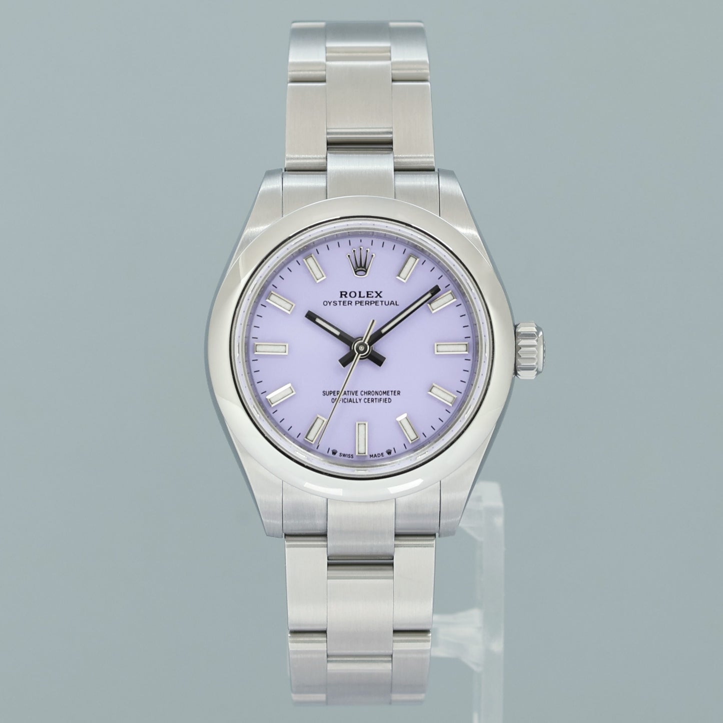 NEW AUG 2026 PAPERS Rolex 276200 Oyster Perpetual 28mm Lavender Oyster Watch Box