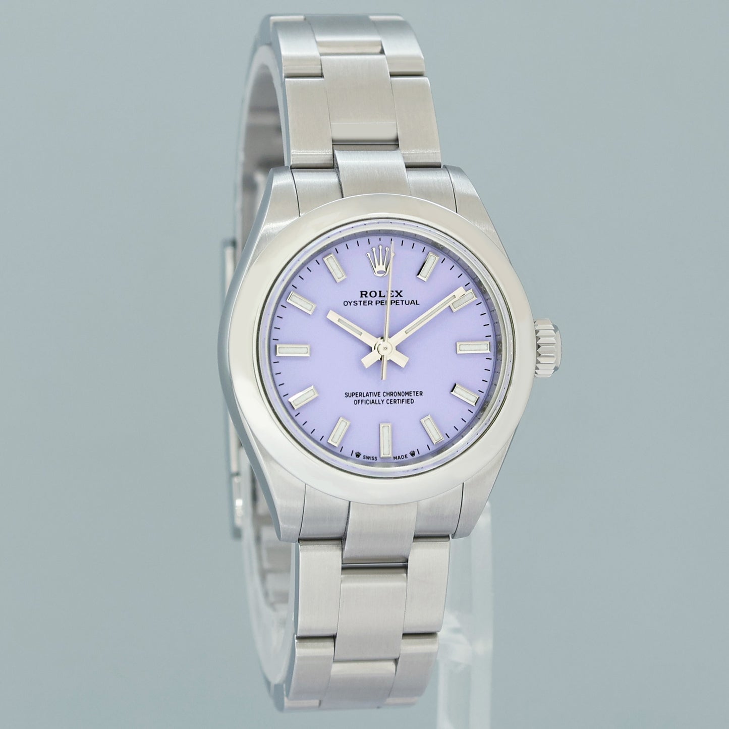 NEW AUG 2026 PAPERS Rolex 276200 Oyster Perpetual 28mm Lavender Oyster Watch Box