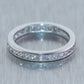 Tiffany & Co. Platinum 0.65ctw Diamond Eternity Wedding Band Ring