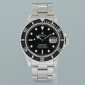 MINT Rolex Submariner Date 16800 Steel Black 40mm Oyster Watch Box