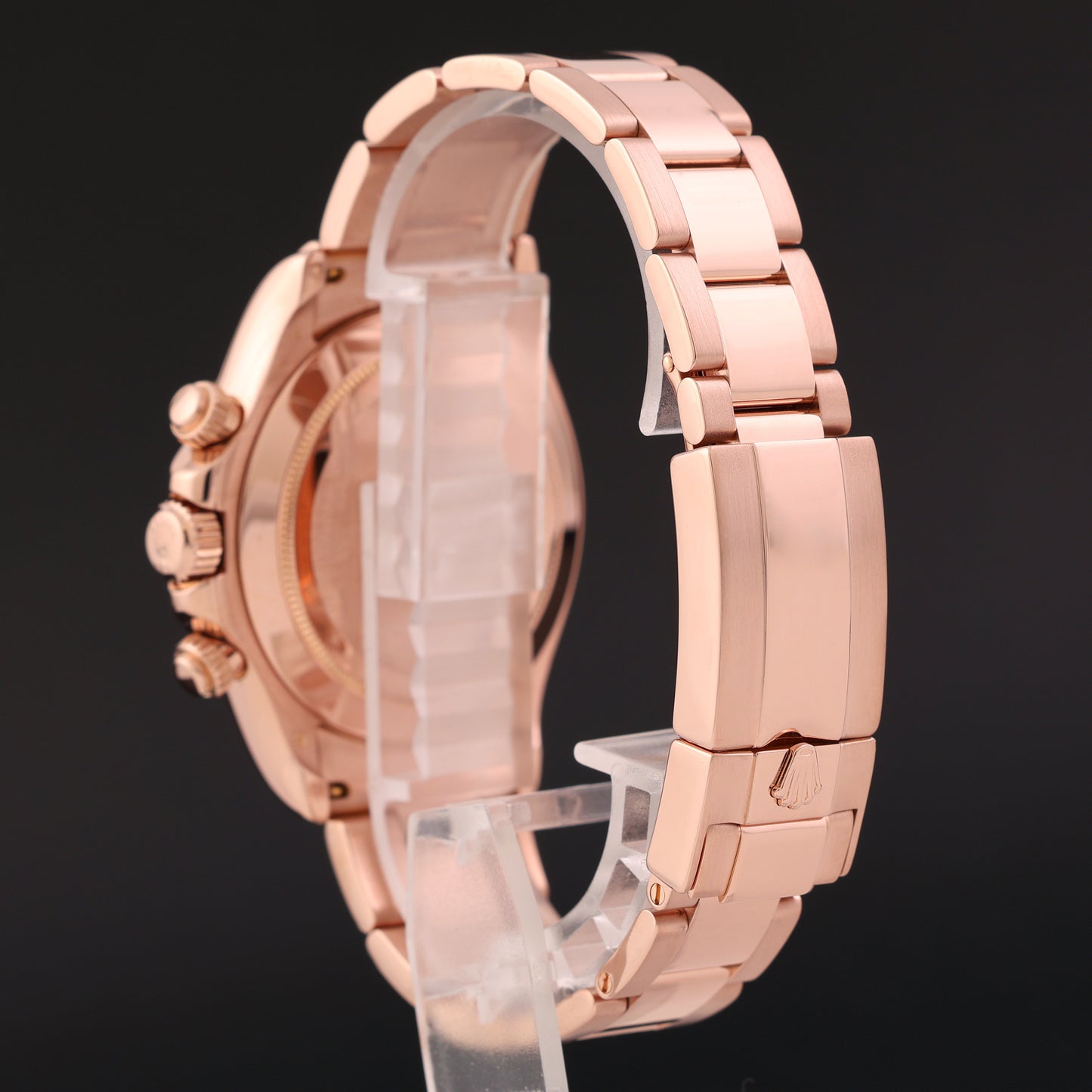 RSC PAPERS Rolex Daytona Chrono Rose Gold Chocolate Arabic 116505 Chrono Watch