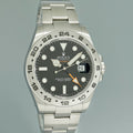 MINT Rolex 216570 Explorer II 42mm Black Dial Steel Oyster Watch Box