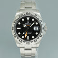 MINT Rolex 216570 Explorer II 42mm Black Dial Steel Oyster Watch Box