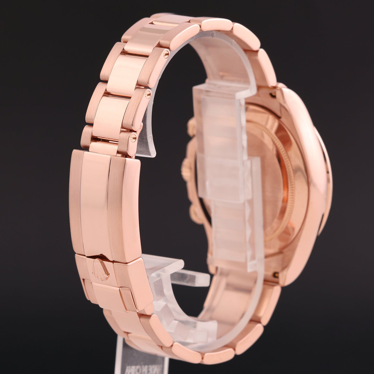 RSC PAPERS Rolex Daytona Chrono Rose Gold Chocolate Arabic 116505 Chrono Watch