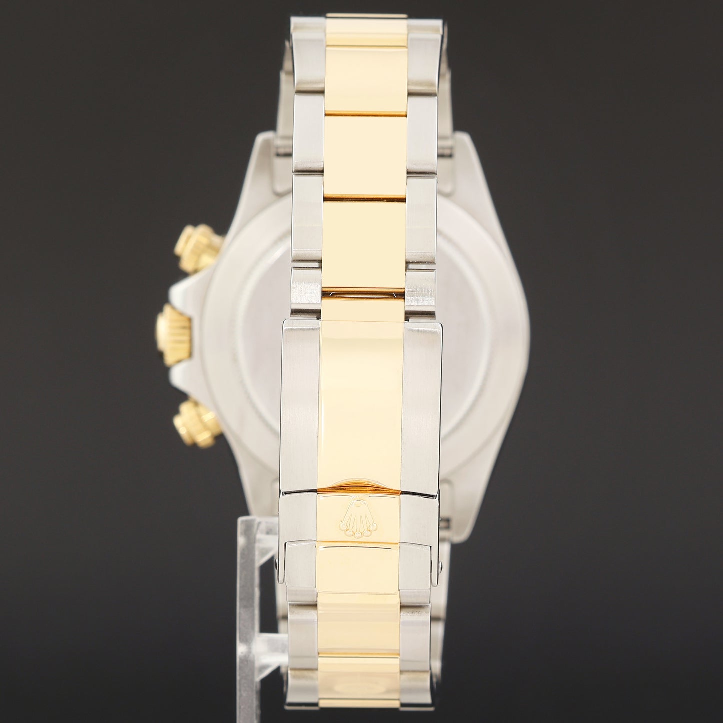 MINT Rolex Daytona 116523 Champagne Paul Newman Steel Yellow Gold Two Tone Watch