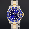 2026 RSC Papers MINT Rolex 16613LB Submariner Two Tone Gold Blue Watch